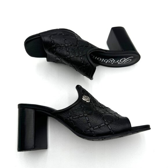 Brighton Riley Laced Heel Slides woman’s size 8.5 Black - Picture 12 of 13